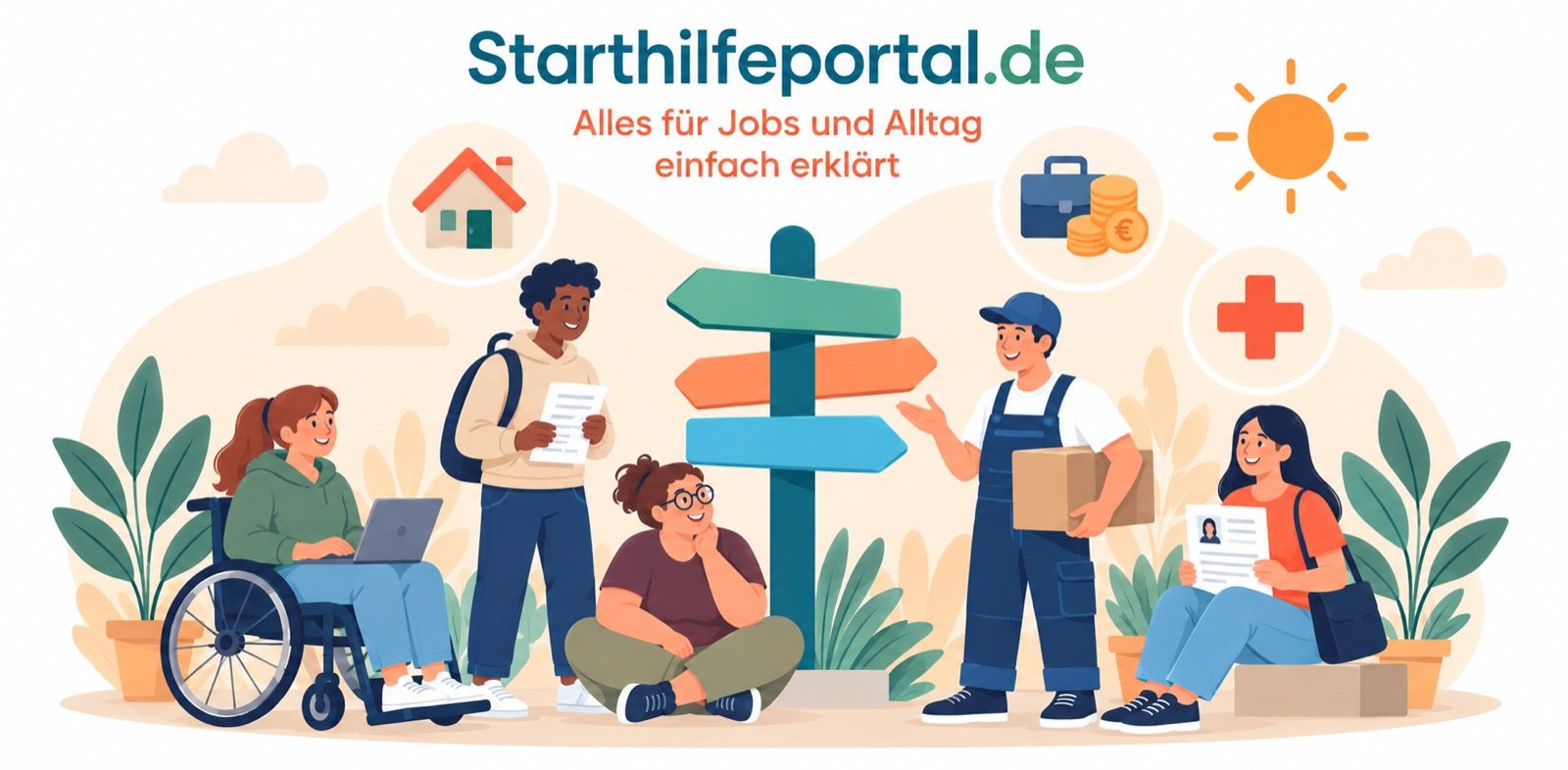 Starthilfeportal.de - alles für Jobs und Alltag, einfach erklärt
